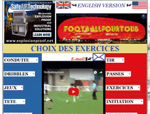 Tablet Screenshot of footballpourtous.com